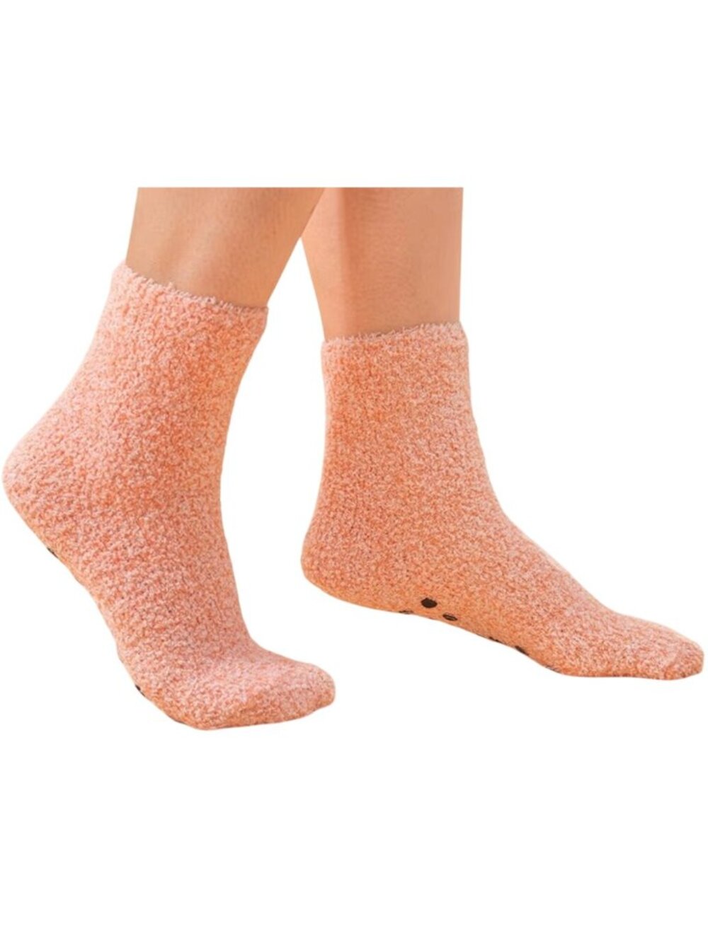 Shapermint® Fuzzy Slipper Socks Pink Sz SM (5-8) Cozy Lounge
